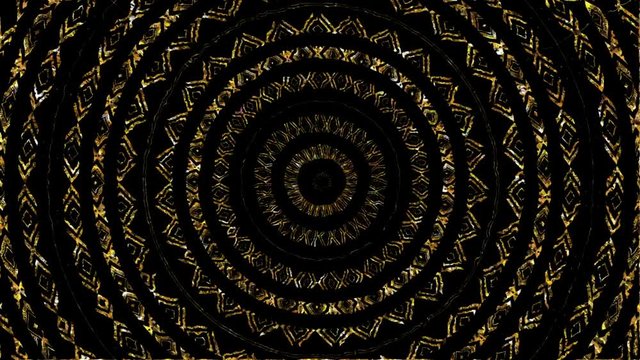 Animated african pattern VJ loop