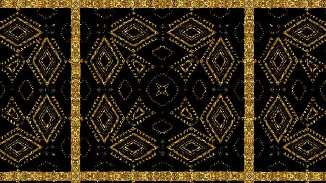 Animated african pattern VJ loop