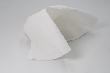 Facial Tissue on White