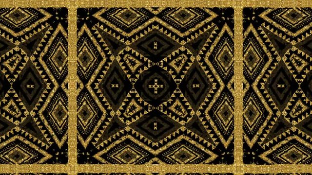 Animated african pattern VJ loop