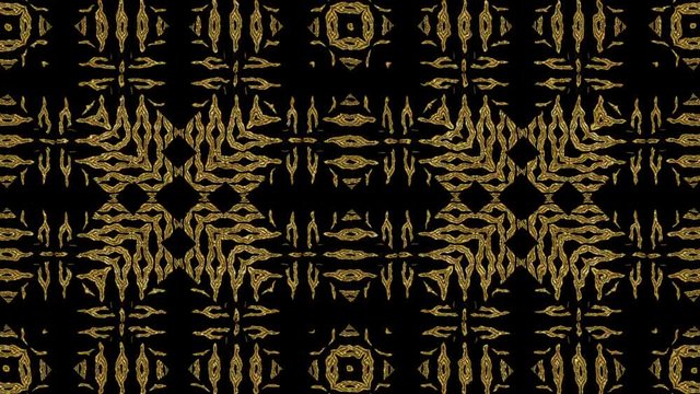 Animated african pattern VJ loop
