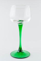 A glass for white wine that serve in Alsace region, France