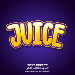 Modern cartoon text effect