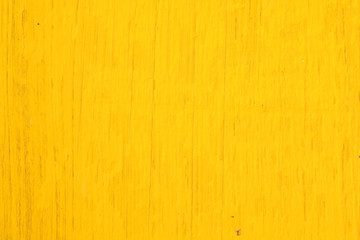 close up of grunge yellow wooden panel wall background