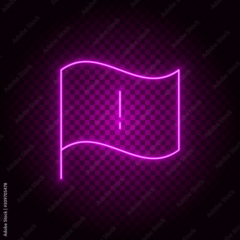 Poster flag, alert, notification vector icon. element of simple icon for websites, web design, mobile app, 