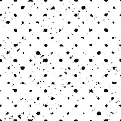 Full seamless abstract distressed monochrome pattern vector for decoration. Texture design for textile fabric printing and wallpaper. Grunge model for fashion and home design.