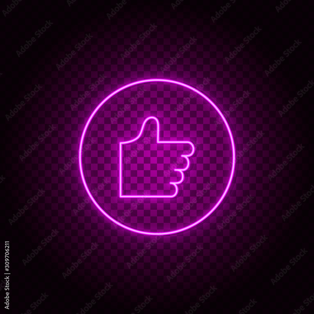 Poster like, circle vector icon. element of simple icon for websites, web design, mobile app, info graphics