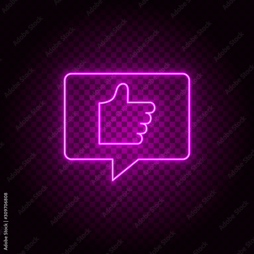 Poster like, chat vector icon. element of simple icon for websites, web design, mobile app, info graphics. 