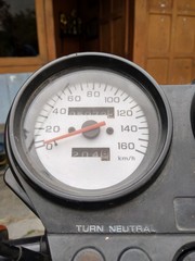 speedometer panel of my motorcycle