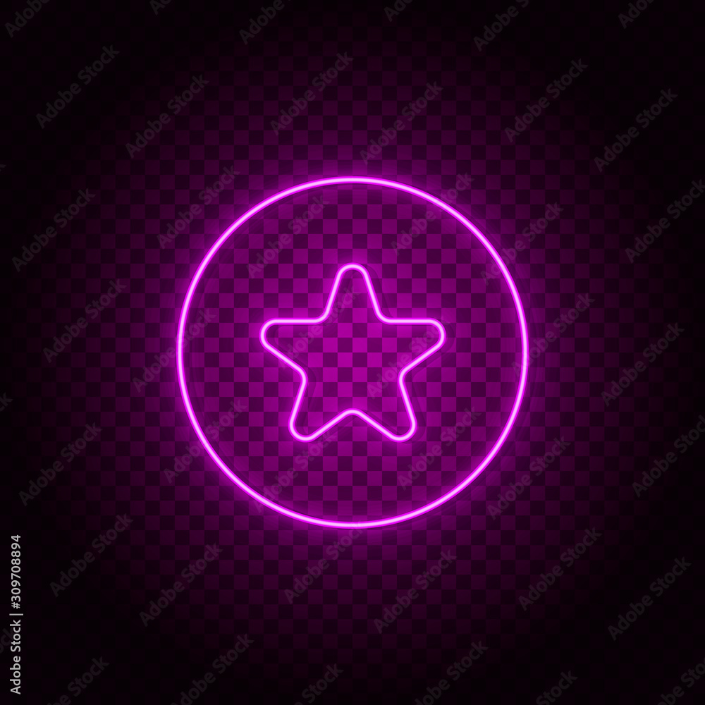 Poster circle, star vector icon. element of simple icon for websites, web design, mobile app, info graphics