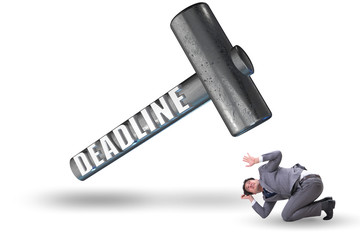 Businessman failing to meet the deadline