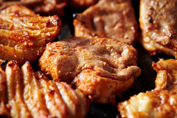 Korean spicy marinated offal BBQ 