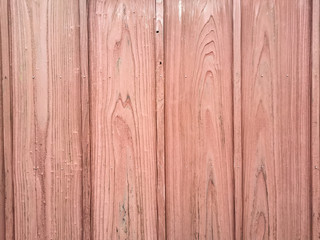 Brown paint wooden boards background. Red brown wooden planks texture and pattern top view.