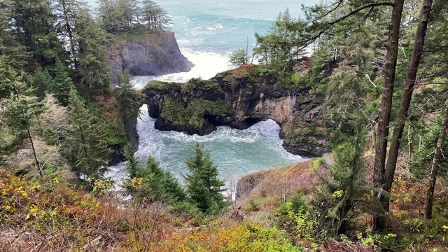 Natural Bridge in the Southern Oregon Coast