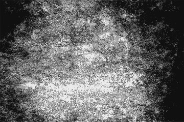 Vector background in grunge style, black scratches and stains on gray.