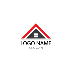 Fototapeta premium REAL ESTATE PROPERTY AND CONSTRUCTION LOGO DESIGN FOR BUSINESS CORPORATE SIGN . VECTOR