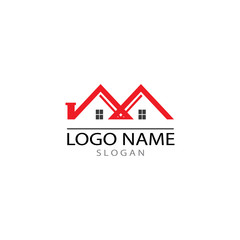 REAL ESTATE   PROPERTY  AND CONSTRUCTION LOGO DESIGN FOR BUSINESS CORPORATE SIGN . VECTOR