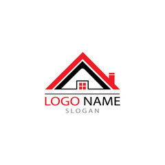 REAL ESTATE   PROPERTY  AND CONSTRUCTION LOGO DESIGN FOR BUSINESS CORPORATE SIGN . VECTOR