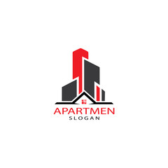 REAL ESTATE   PROPERTY  AND CONSTRUCTION LOGO DESIGN FOR BUSINESS CORPORATE SIGN . VECTOR