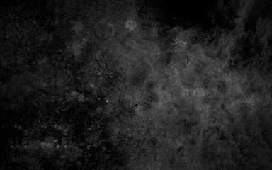 Obraz premium Old wall texture cement dark black gray background abstract grey color design are light with white gradient background.