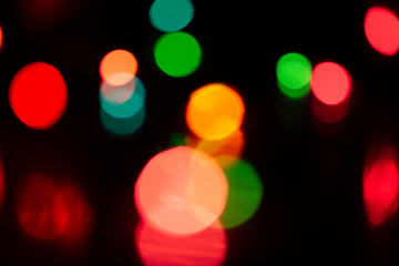 abstract christmas lights