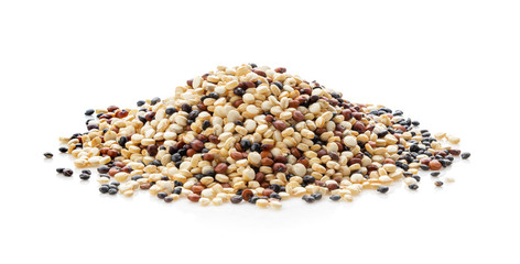  quinoa isolated on white background