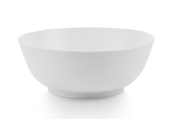 white bowl isolated on white background