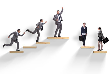 Fototapeta premium Gender discrimination concept with promotions
