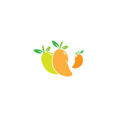 mango logo template vector illustration design