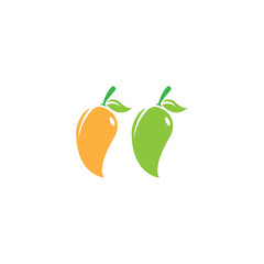 mango logo template vector illustration design
