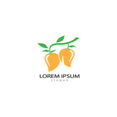 mango logo template vector illustration design