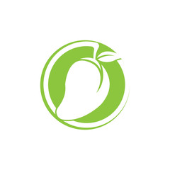 mango logo template vector illustration design