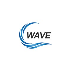 Water Wave symbol and icon Logo Template 
