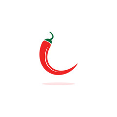 Obraz premium CHILI LOGO TEMPLATE SYMBOL VECTOR ICON
