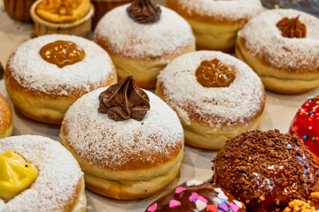 muffins with chocolate donuts