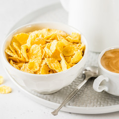 Cornflakes, Milk and Coffee