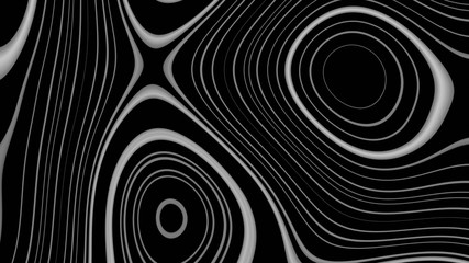 abstract background with lines curves and organic shapes, wallpaper 3d illustration