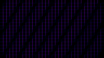 square pattern on blackground.futuristic shape with gradient color abstract.