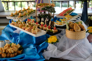 Fototapeta premium appetizers on table