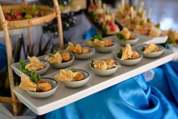 appetizers on table