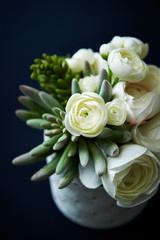 bouquet of white flowers