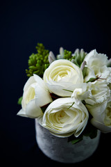 bouquet of white flowers