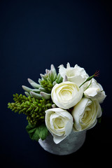 bouquet of white flowers