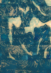 Abstract blue paint illustration  background