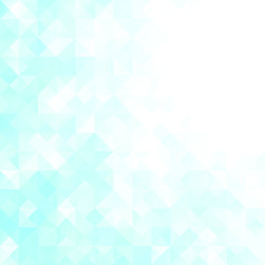 Blue Grid Mosaic Background, Creative Design Templates