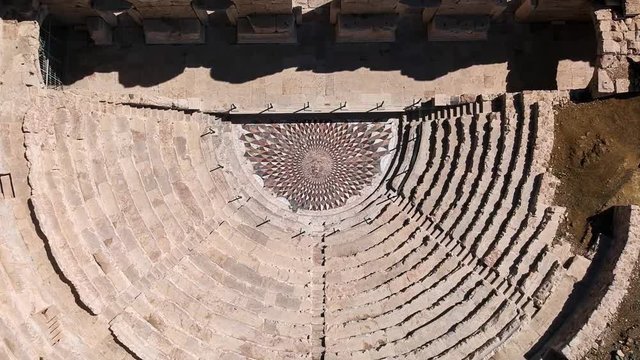 Odeon, Medusa mosaic, Kibyra ancient city in Golhisar, Burdur, Turkey