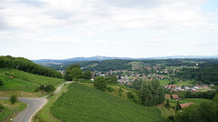 Fototapeta na wymiar Deutschlandsberg in der Steiermark