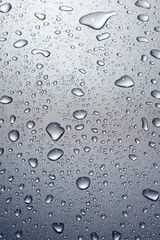 Background of droplet of on metallic surface