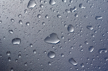 Background of droplet of on metallic surface