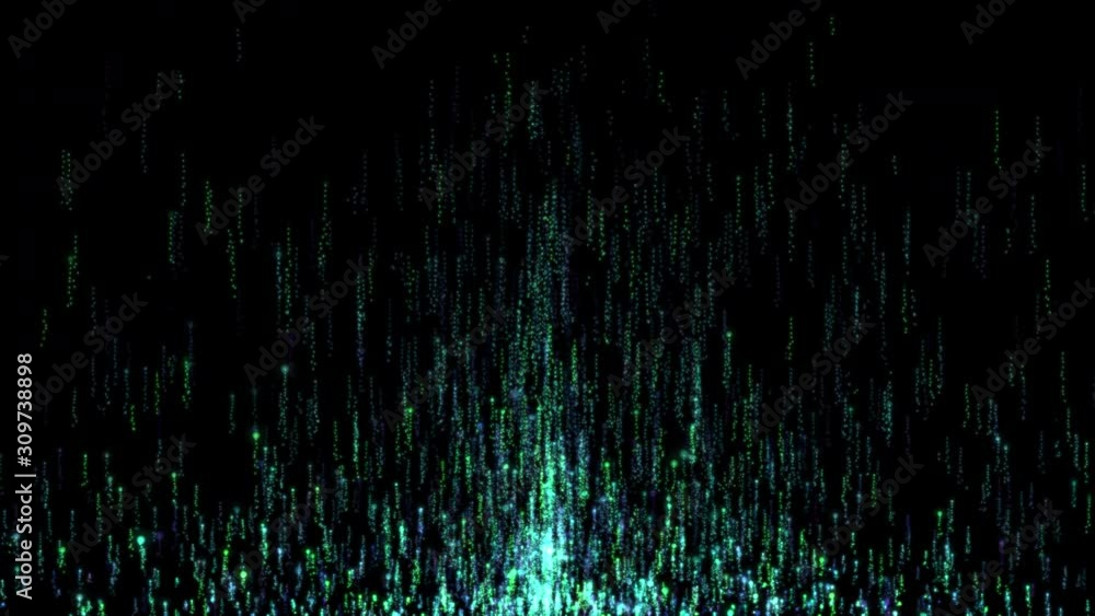 Poster digital stream on space background.abstract technology line motion.